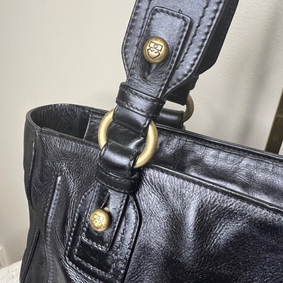 Bally Leather Trainspotting Stripe Tote Bag Unisex - Picture 4 of 13